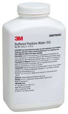 3m? bpw500緩沖蛋白胨水iso，500克，1件裝